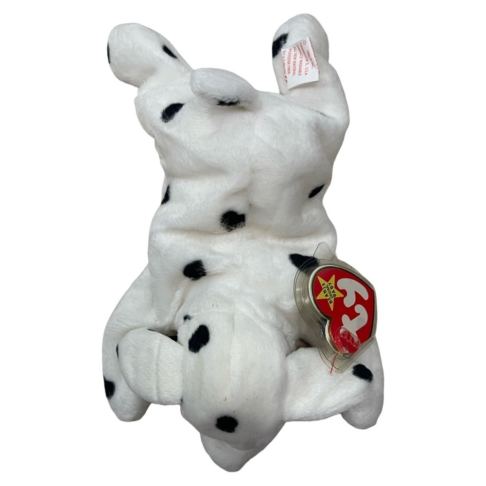 Ty Retired Beanie Baby Sparky "DOTTY" On Tags Errors 1996 Pe Pellets - Picture 3 of 7